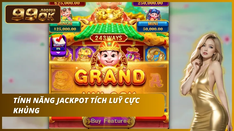 Săn Hũ nổ siêu cấp với giá trị Jackpot tích lũy liên tục.