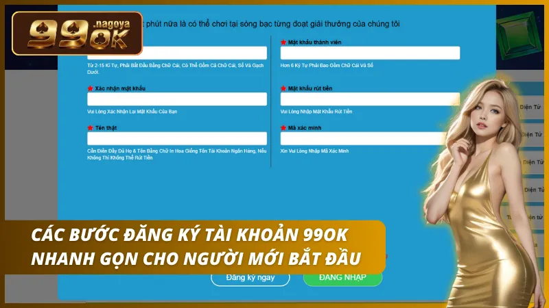 Điền đầy đủ thông tin chính chủ và xác thực mã OTP an toàn.